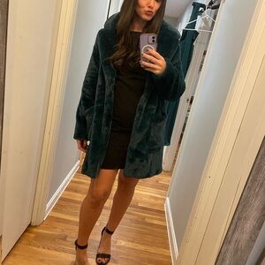 BLACK 3/4 Ruched Sleeve Dress from She & Sky